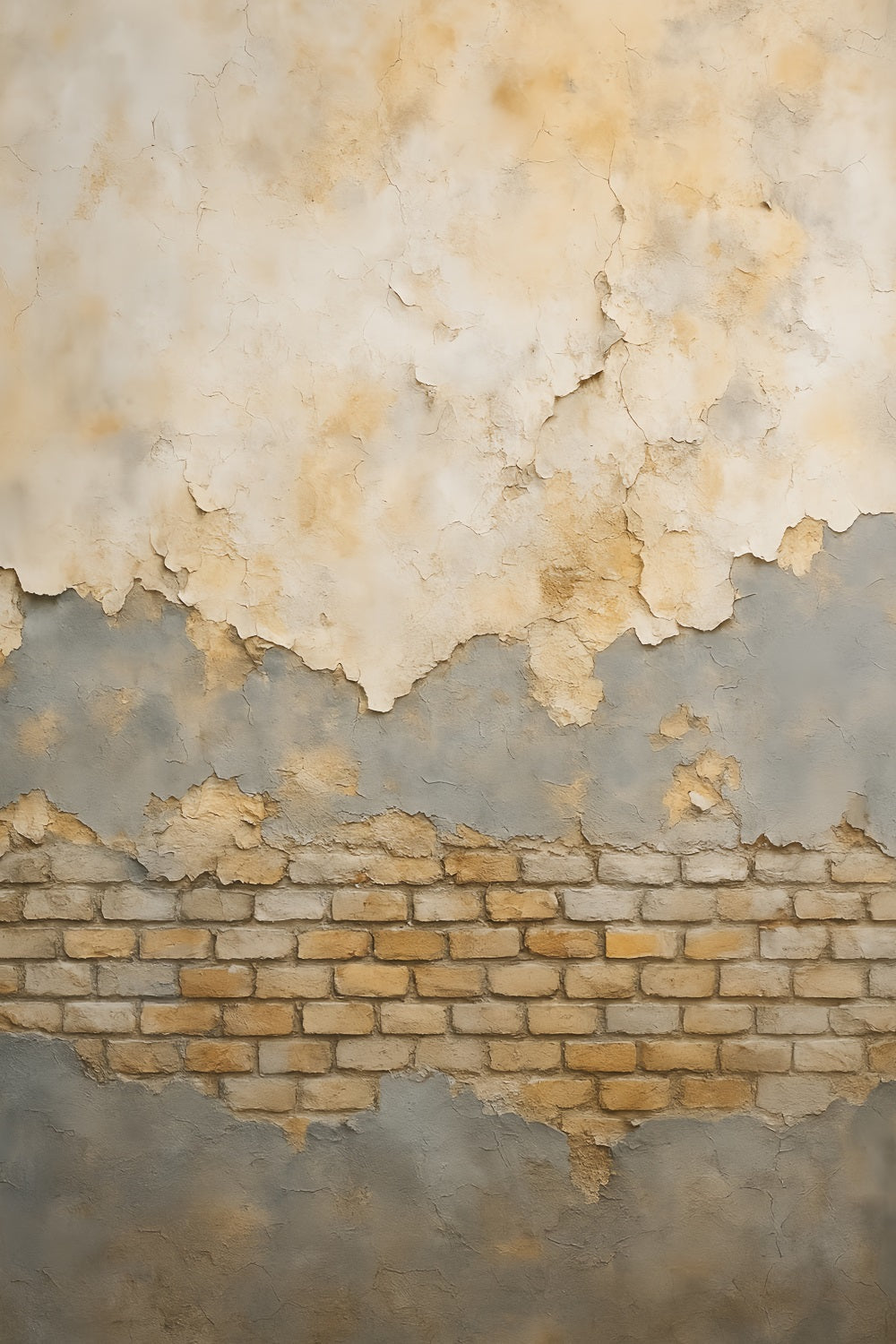 Concrete Photo Backdrop Vintage Cracked Brick Texture Portrait Backdrop UK LXX59-416