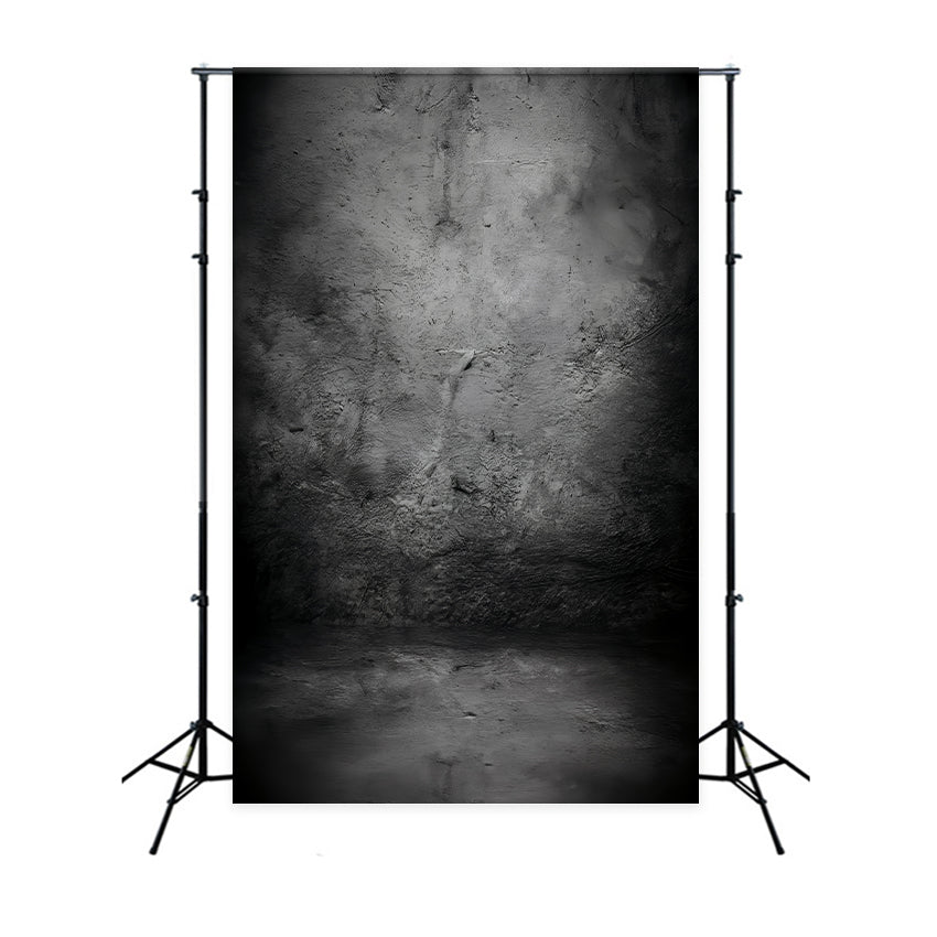 Concrete Backdrop Dark Concrete Texture Wall Professional Portrait Backdrop UK LXX59-419