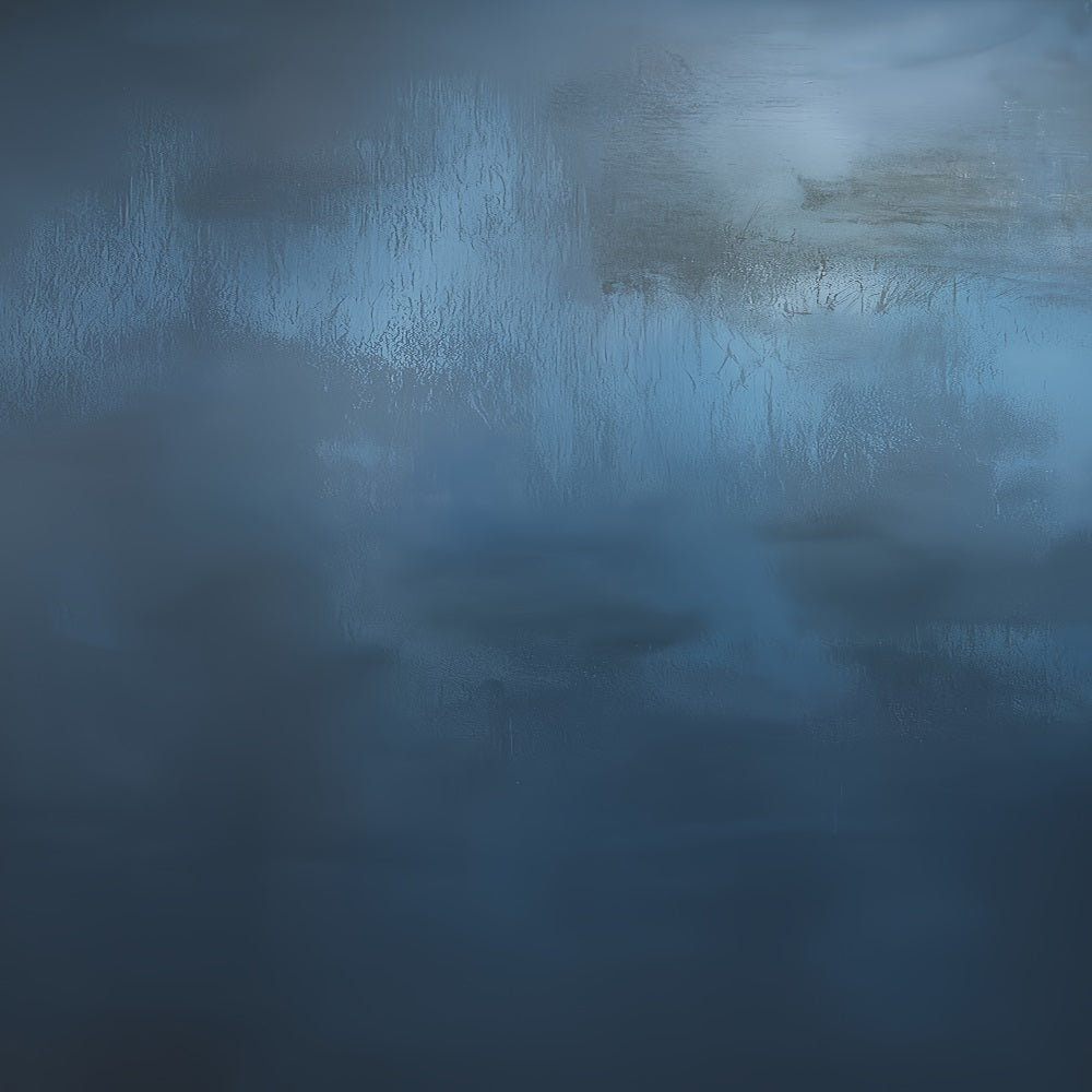 Blue Portrait Backdrop Moody Blue Abstract Texture Portrait Backdrop UK LXX59-420