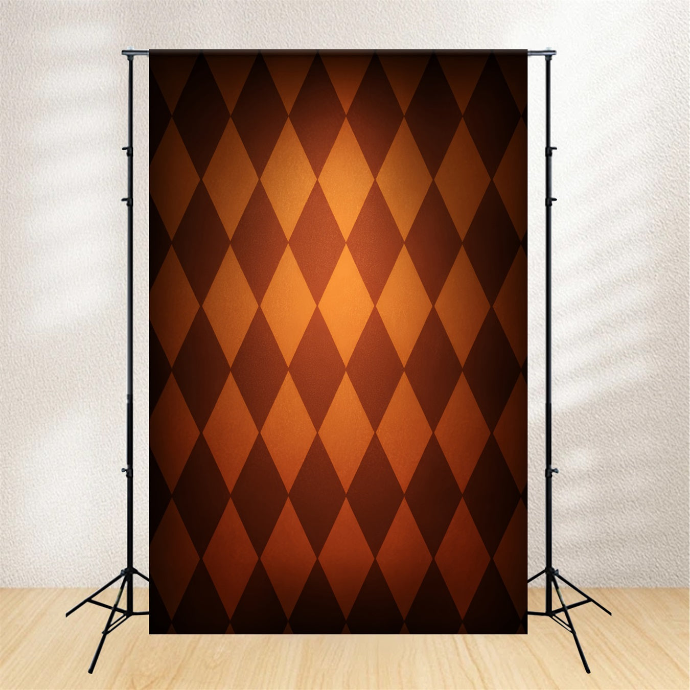 Professional Portrait Backdrop Amber Diamond Pattern Texture Portrait Backdrops UK LXX59-439