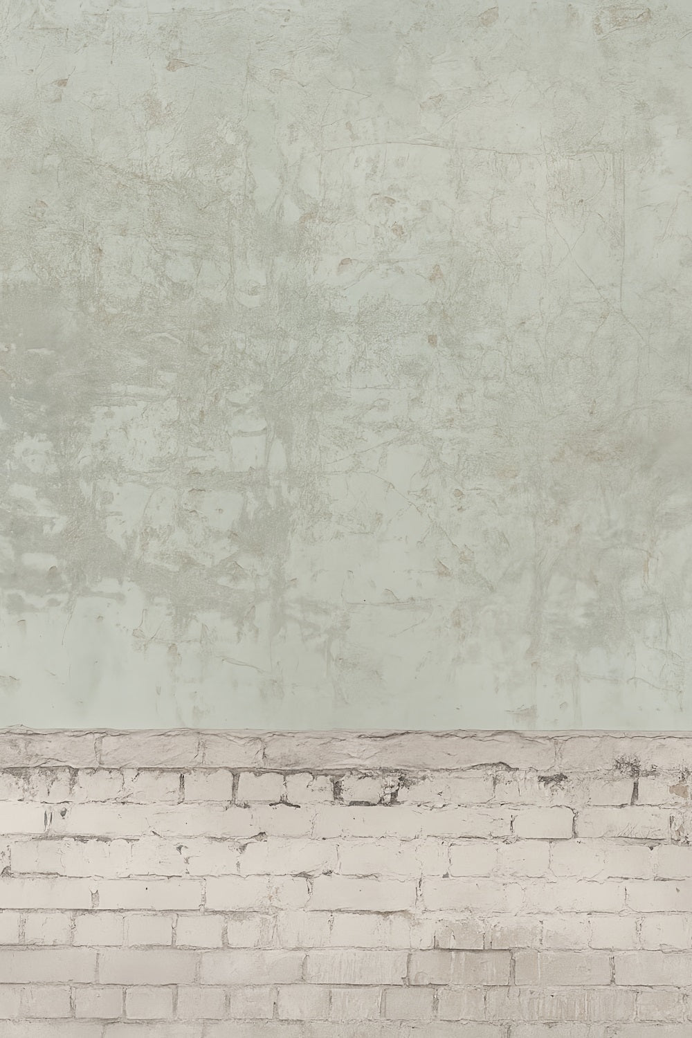 Concrete Photo Backdrop Aged White Brick Texture Portrait Backdrops UK LXX59-446