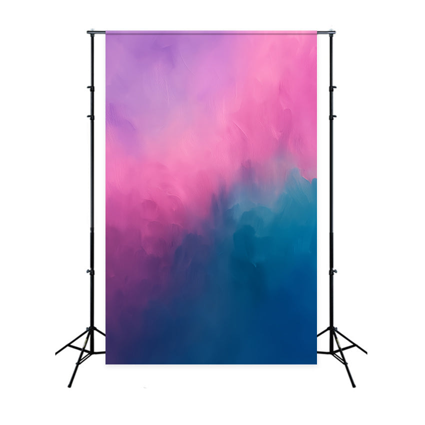 Portrait Photography Backdrop Dreamy Purple Blue Gradient Portrait Backdrop UK LXX59-449