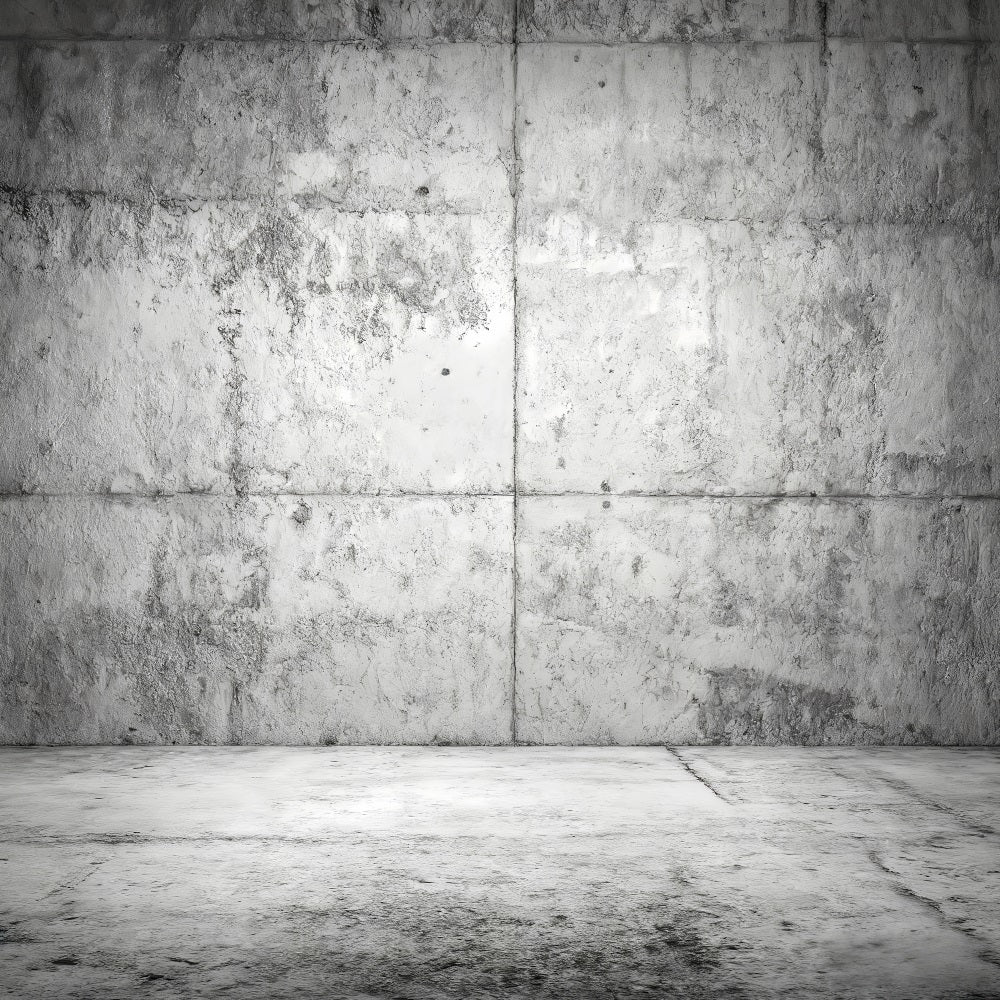 Concrete Photo Backdrop Aged Industrial Concrete Texture Family Portrait Backdrop UK LXX59-454