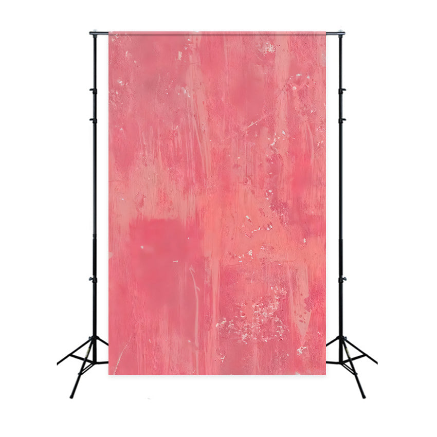 Concrete Backdrop Photography Soft Coral Textured Surface Portrait Backdrop UK LXX59-455