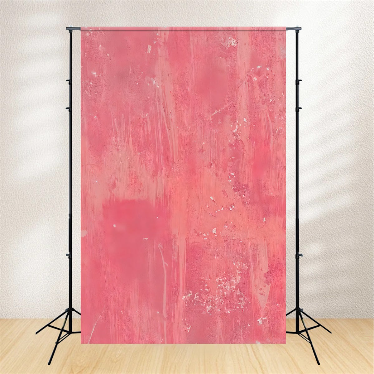 Concrete Backdrop Photography Soft Coral Textured Surface Portrait Backdrop UK LXX59-455