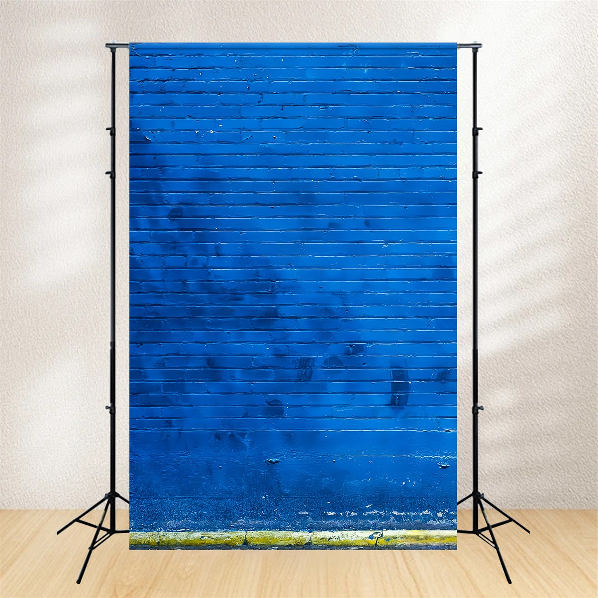 Concrete Backdrop Photography Vivid Blue Painted Wall Portrait Backdrop UK LXX59-459