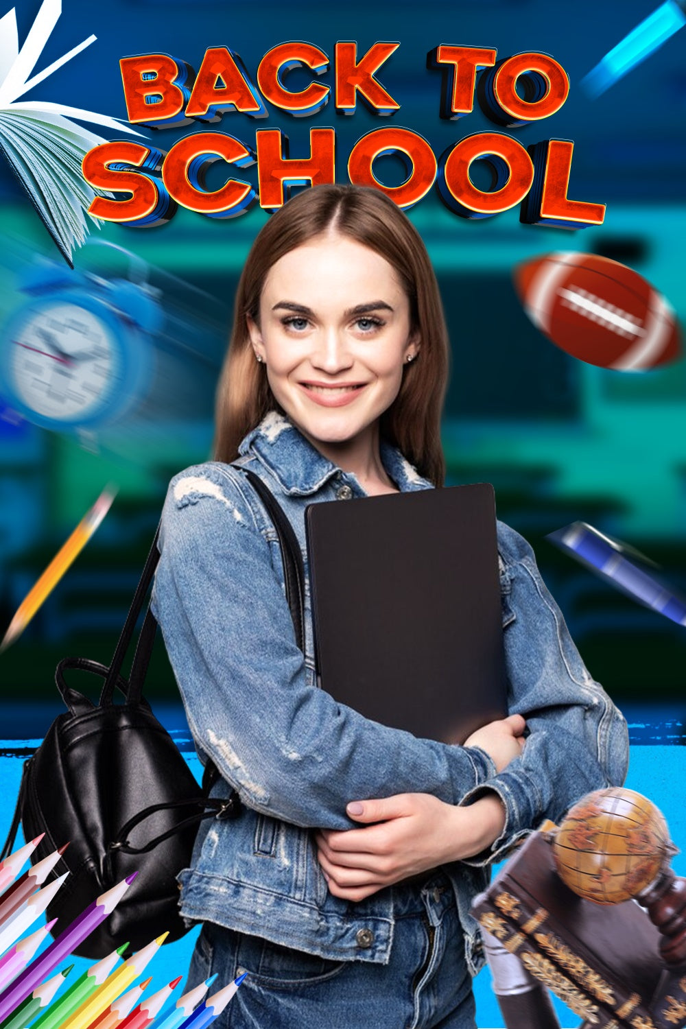 School Photo Backdrops Cool Study Tools Personalized Backdrop UK LXX6-28