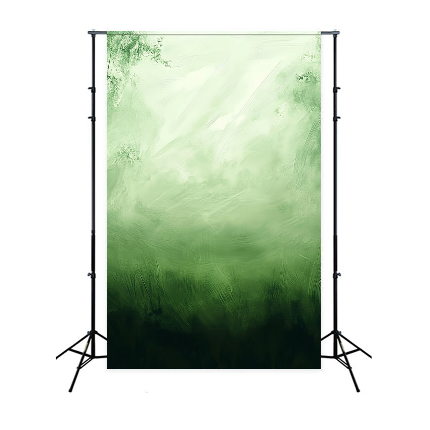 Portrait Photo Backdrops Soft Mint Painterly Wash Green Photography Backdrop UK LXX61-10