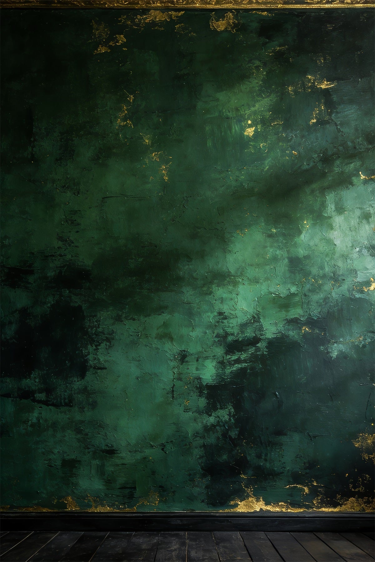 Studio Portrait Backdrop Patina Concrete Wall Texture Emerald Green Backdrop UK LXX61-13