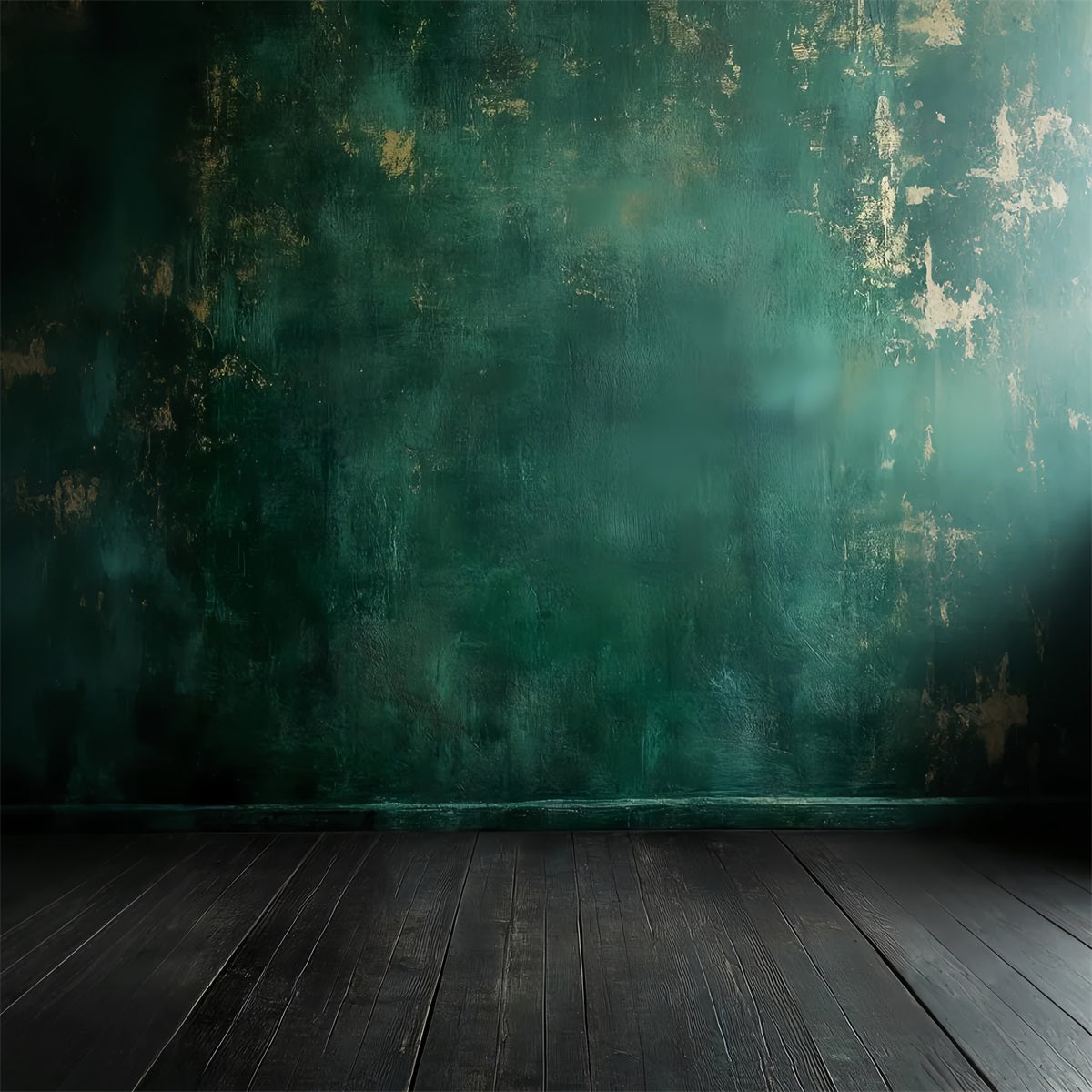 Professional Portrait Backdrop Deep Teal Distressed Wall Portrait Backdrop UK LXX61-14