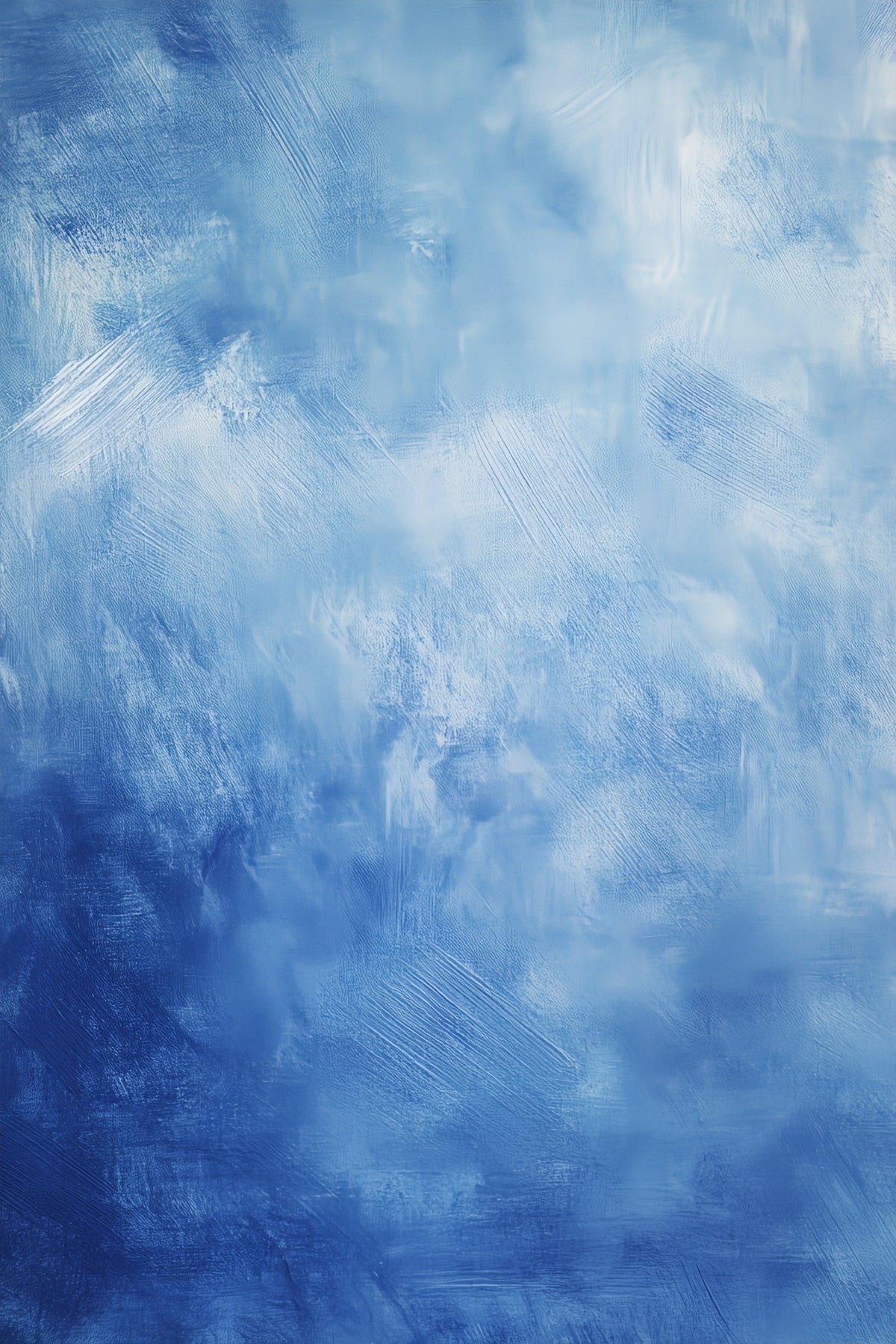 Senior Portrait Backdrop Cerulean Cloud Brush Texture Portrait Studio Backdrop UK LXX61-19