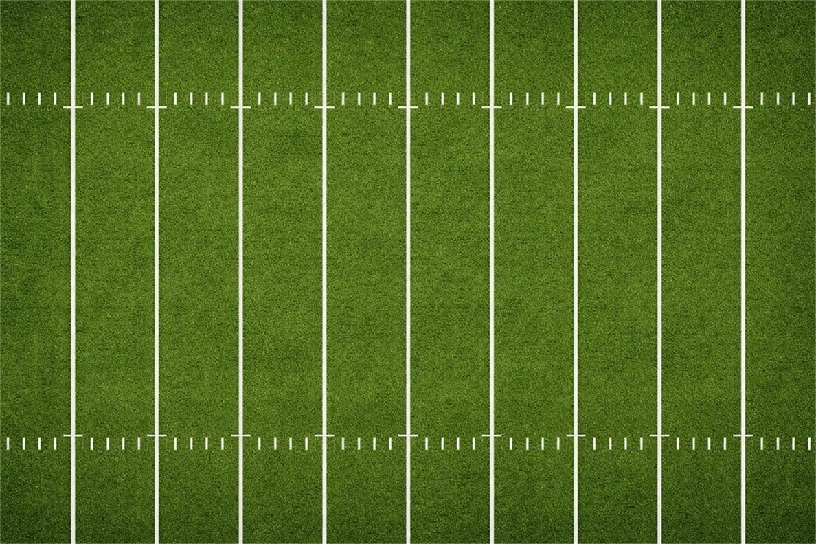 Football Backdrop For Photos Gridiron Turf Yard Lines Sports Photography Backdrop UK LXX61-231