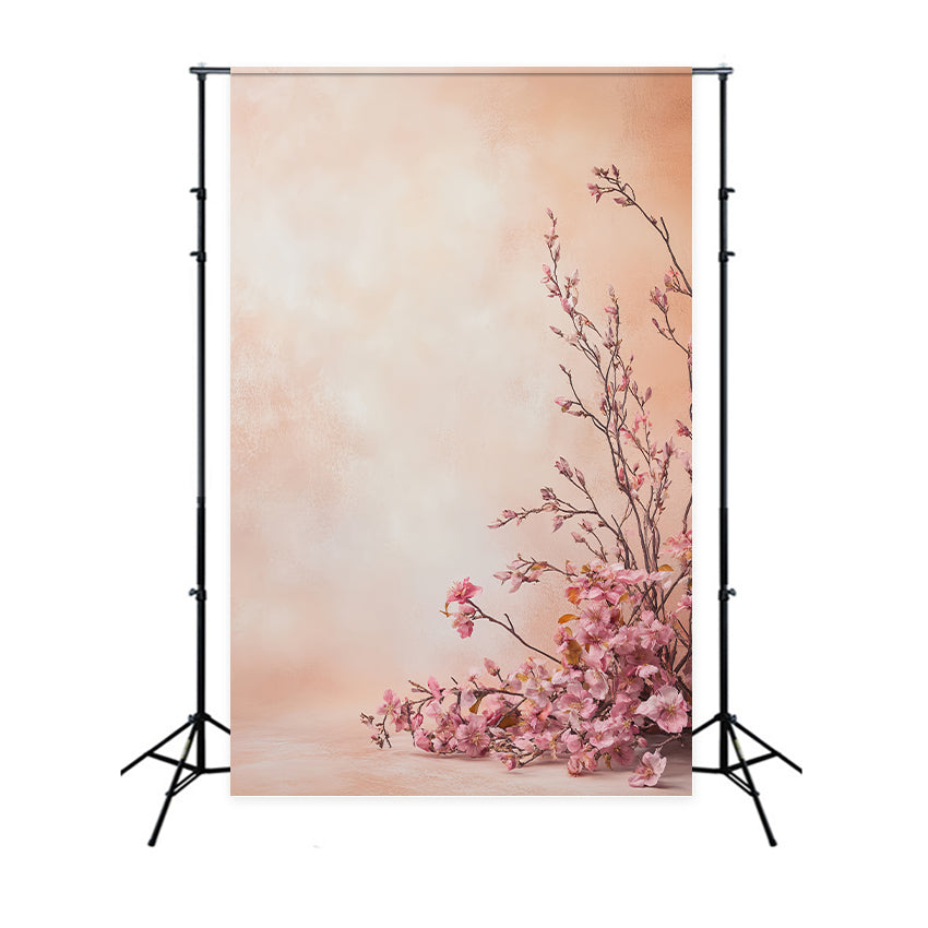 Portrait Photography Backdrop Blush Cherry Blossom Studio Portrait Backdrops UK LXX61-5