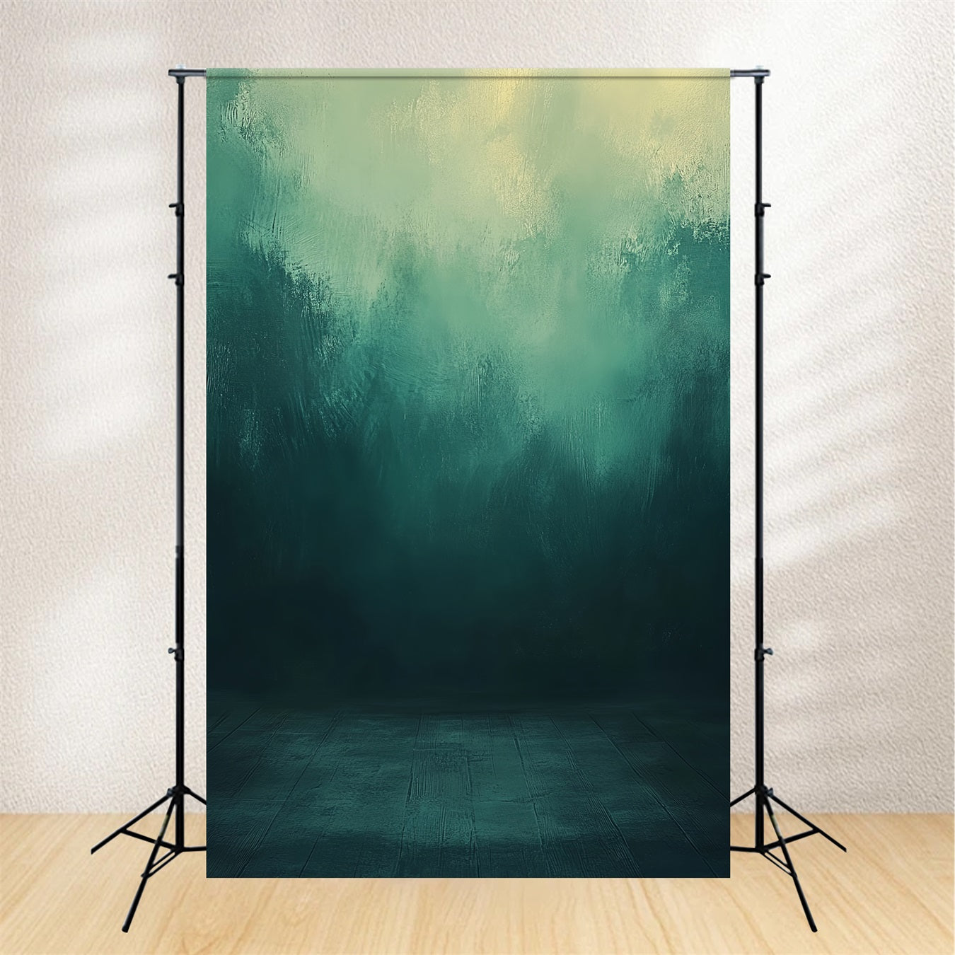Photography Portrait Backdrop Teal Ombre Studio Texture Green Photo Backdrop UK LXX61-9