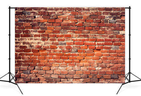 Vintage Red Brick Wall Backdrop for Photography UK M10-38