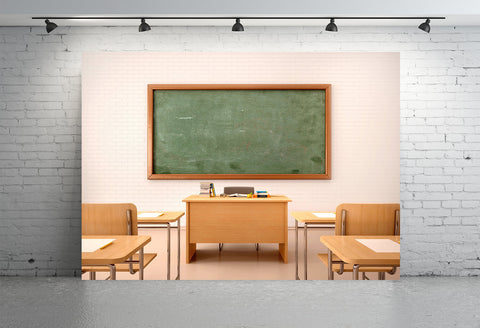 Back to School Classroom Interior Backdrop UK M5-93