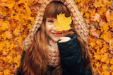 Autumn Golden Maple Leaves Photography Backdrop UK M6-97