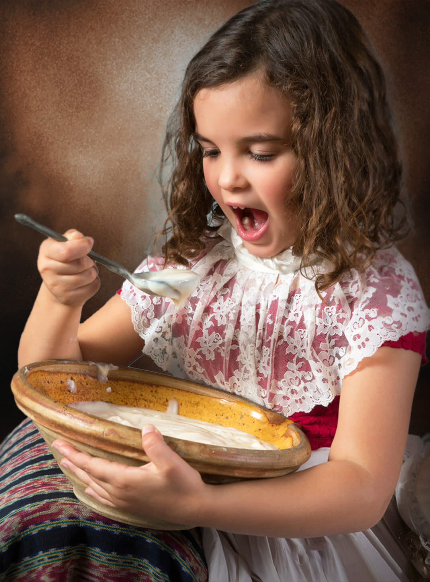 Brown Abstract Portrait Photography Backdrop UK M7-52