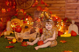 Thanksgiving Pumpkins Autumn Photography Backdrop UK M7-82