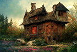 Forest Wooden Cabin Wall Tapestry Decoration BUY 2 GET 1 FREE