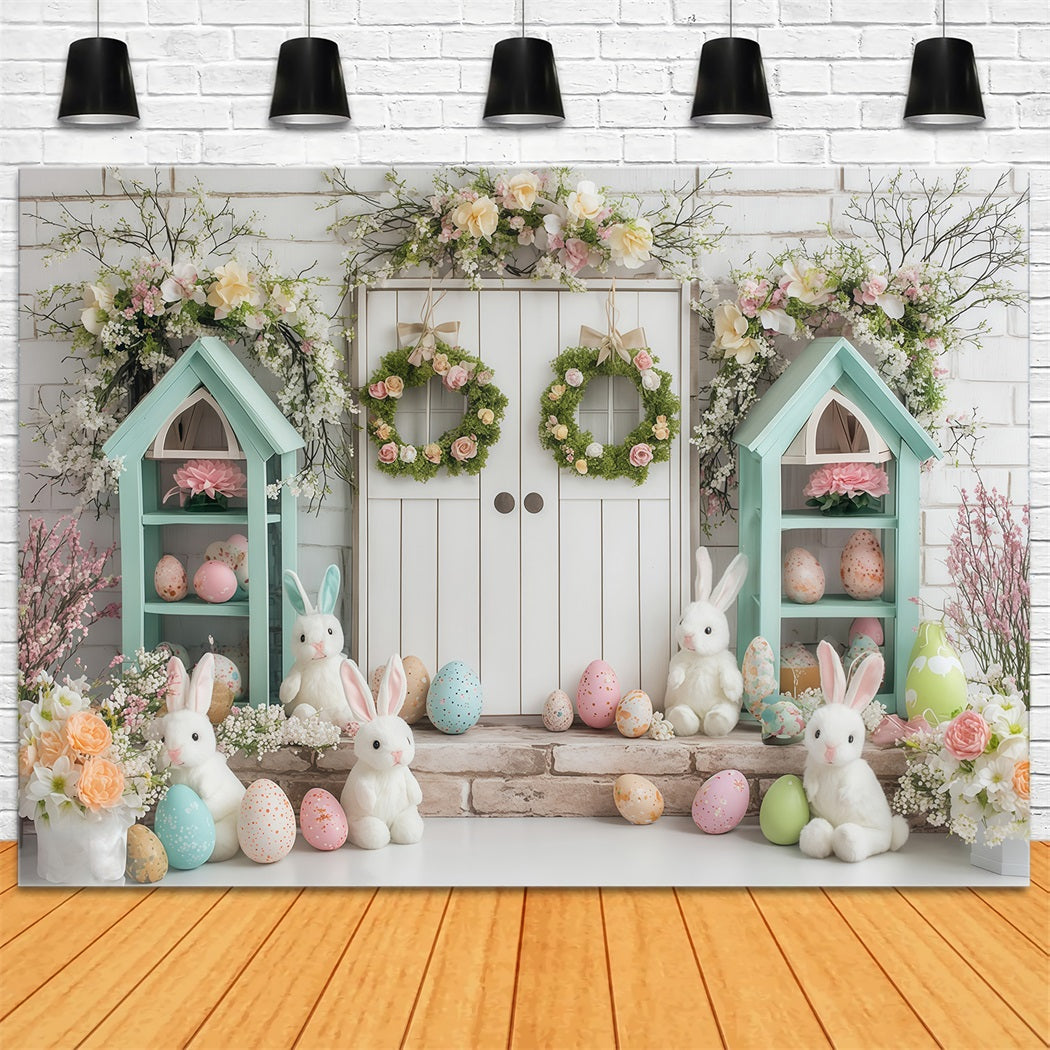 Easter Photo Backdrop Ideas Spring Cottage Bunny Bunny Backdrop UK MRR11-81