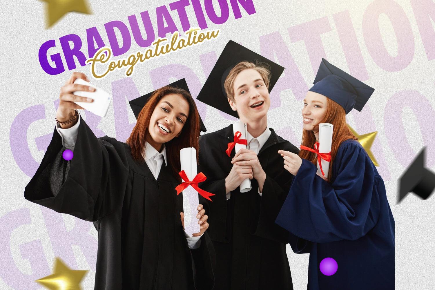 Graduated Backdrop Selfie Time Memories 2025 Personalized Party Graduation Backdrop UK MRR4-41