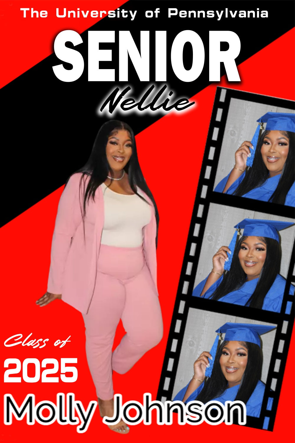 Backdrop Graduation Senior Style Custom Party Graduation Backdrop UK MRR4-48