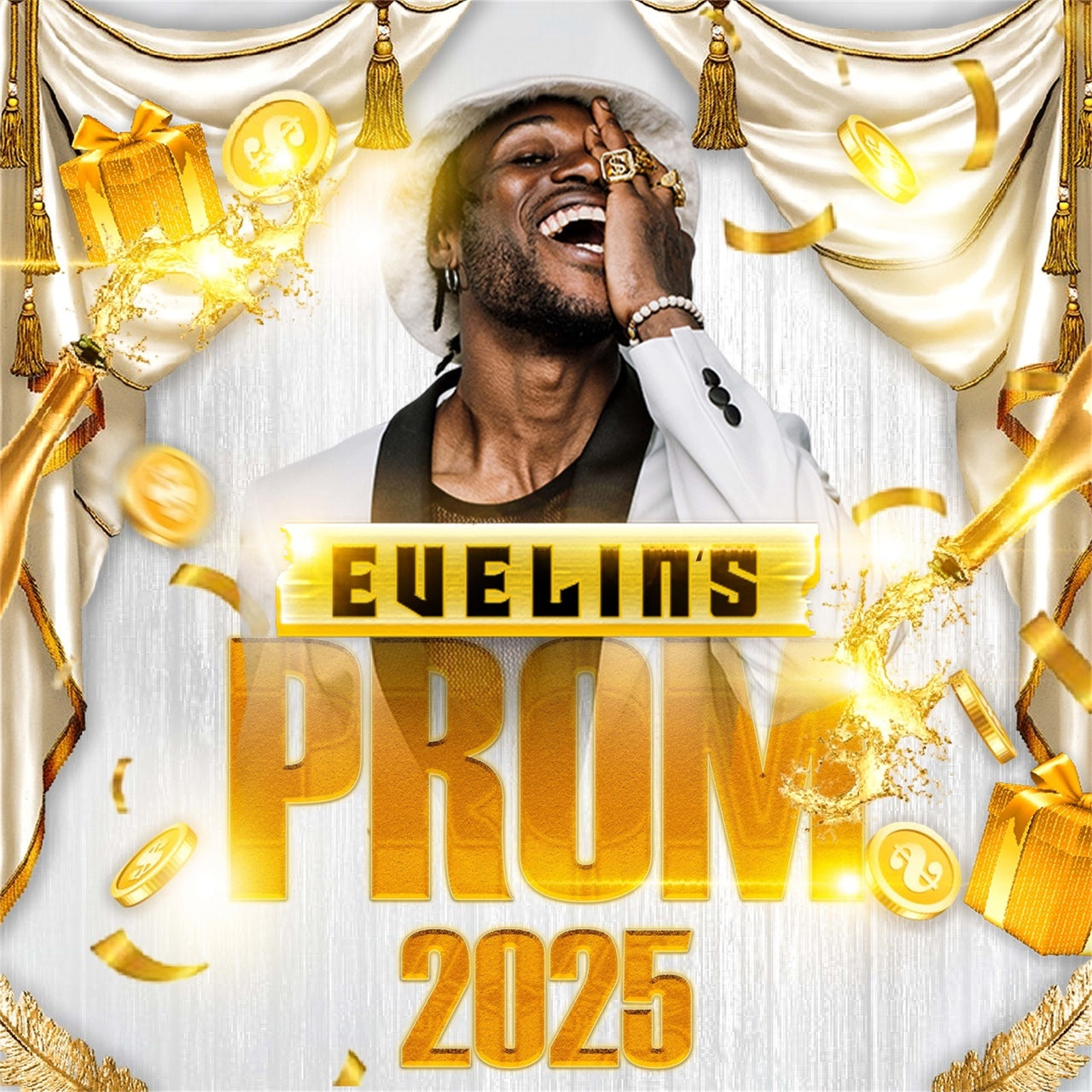 Prom Backdrops  Luxury Curtain Personalized Graduation Party Backdrop UK MRR5-27