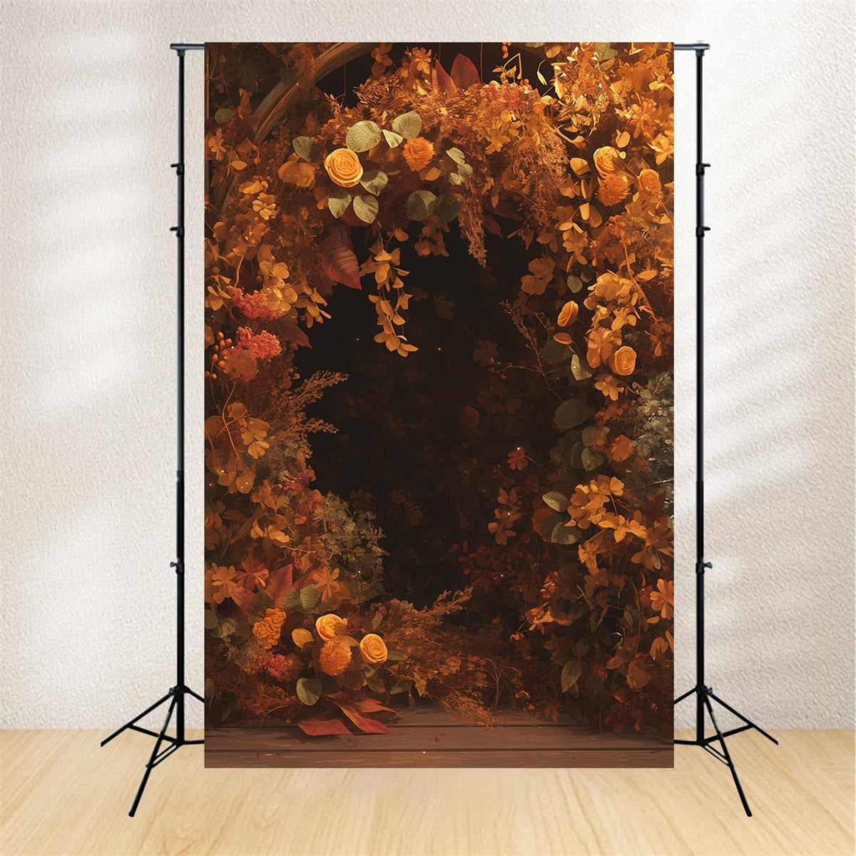 Fall Photo Backdrops Rustic Floral Romance Backdrop UK MRR7-143