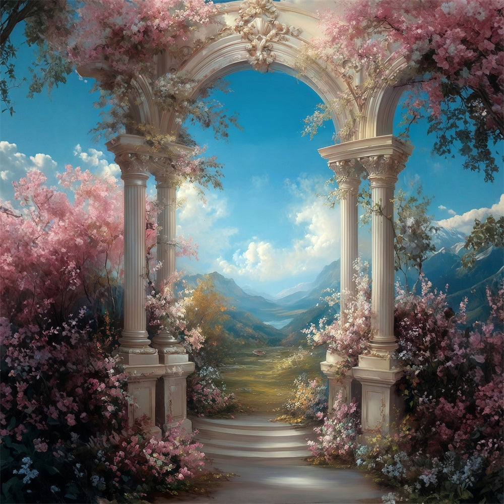 Fine Art Photography Backdrops Majestic Garden Portal Backdrop UK MRR7-202