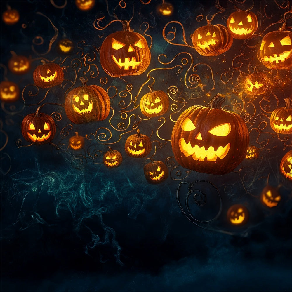 Halloween Backdrops Floating Pumpkin Frenzy Backdrop UK MRR7-23