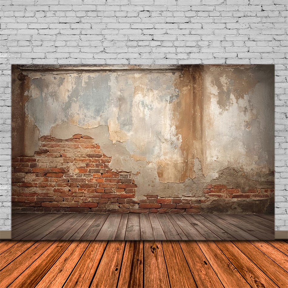 Backdrop Vintage Urban Exposed Brick Wall Backdrop UK MRR7-233