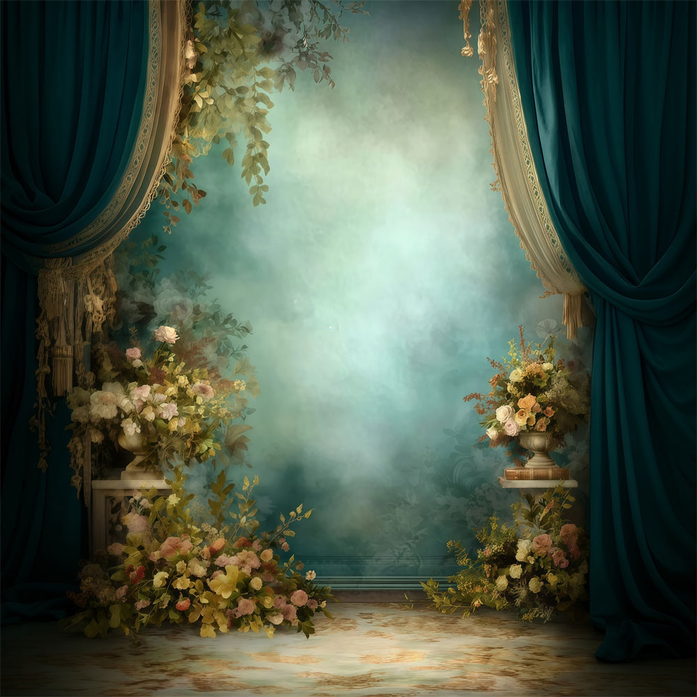 Backdrop Vintage Garden Mist Regal Curtain Backdrop UK MRR7-239