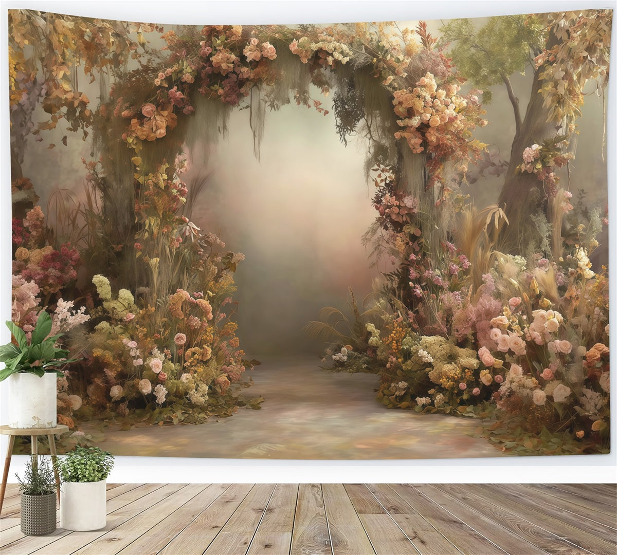 Bohemian Backdrop Twilight Garden Pathway Backdrop UK MRR7-249