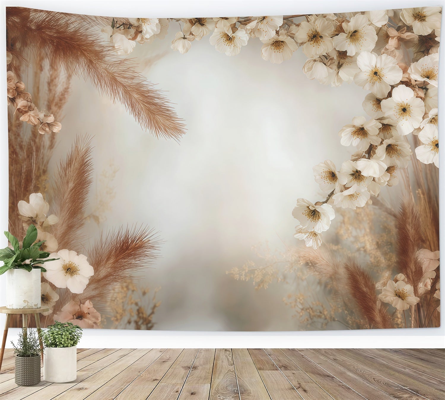 Bohemian Backdrops Beige Petal Whisper Backdrop UK MRR7-255