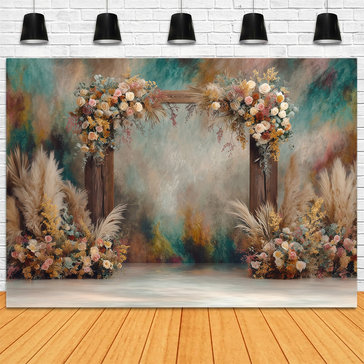 Boho Backdrop Dreamy Ombre Celebration Backdrop UK MRR7-274
