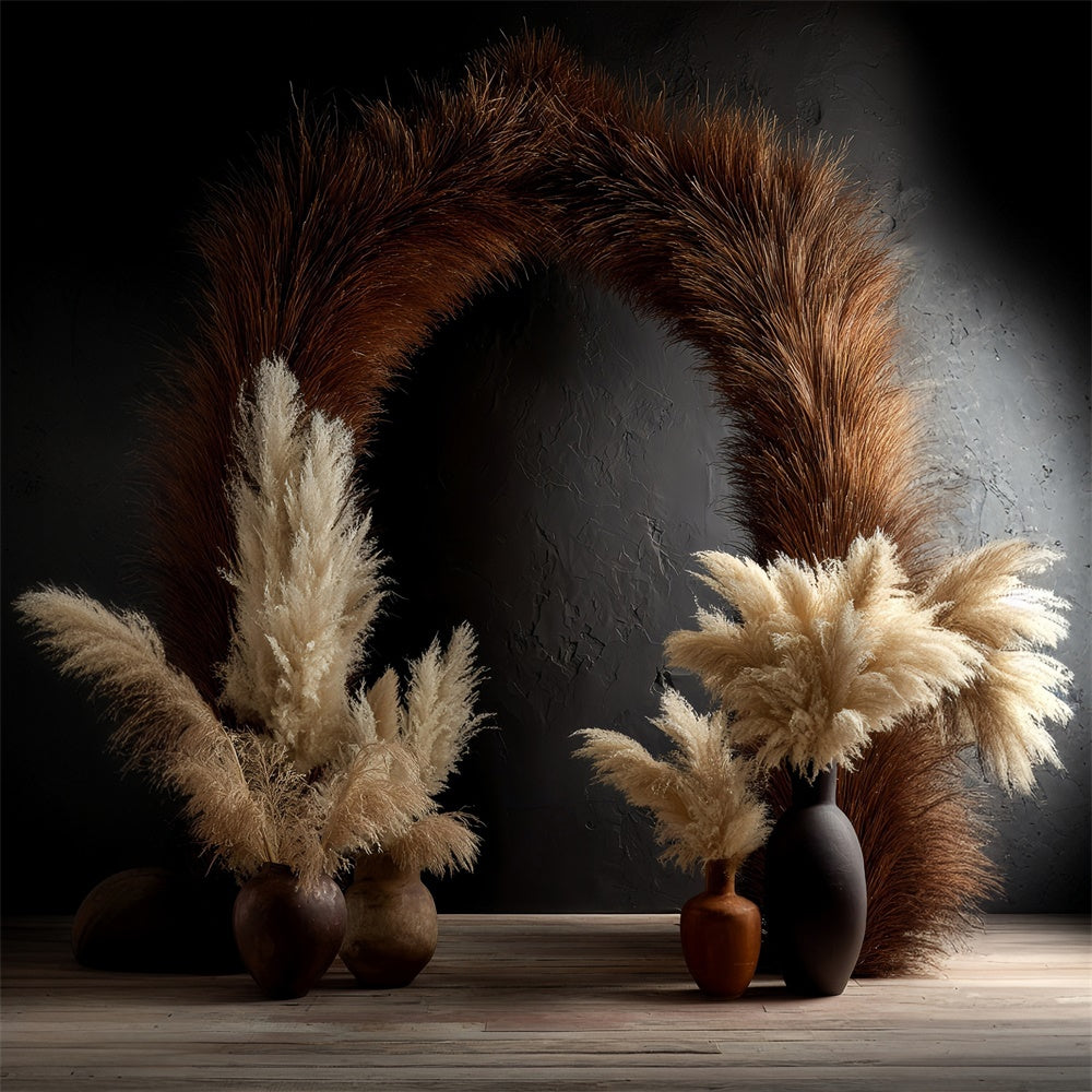 Boho Photography Backdrop Midnight Boho Arch Backdrop UK MRR7-277