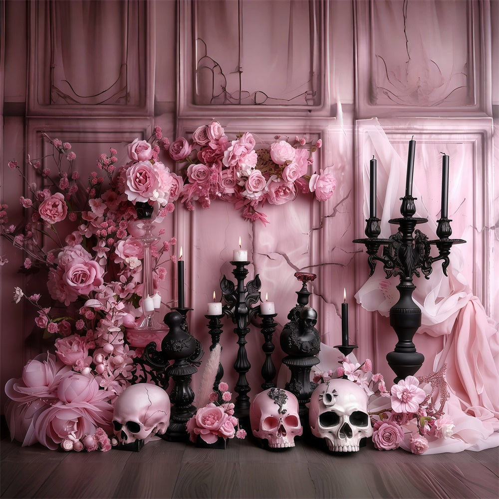 Scary Halloween Backdrops Elegant Rose Altar Backdrop UK MRR7-34