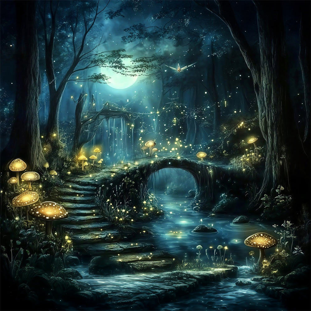 Fantasy Forest Backdrop Firefly Whisper Creek Backdrop UK MRR7-92