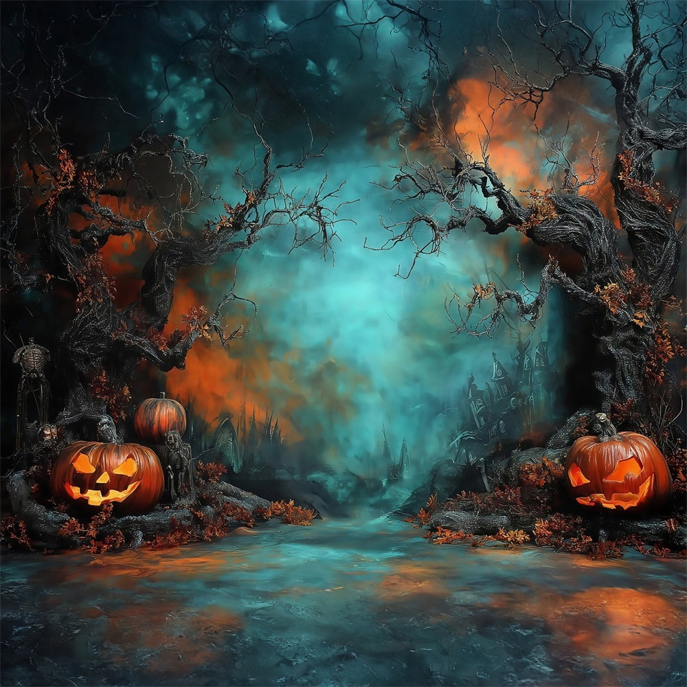 Halloween Wall Backdrop Spooky Forest Halloween Photo Backdrop UK MRR8-2