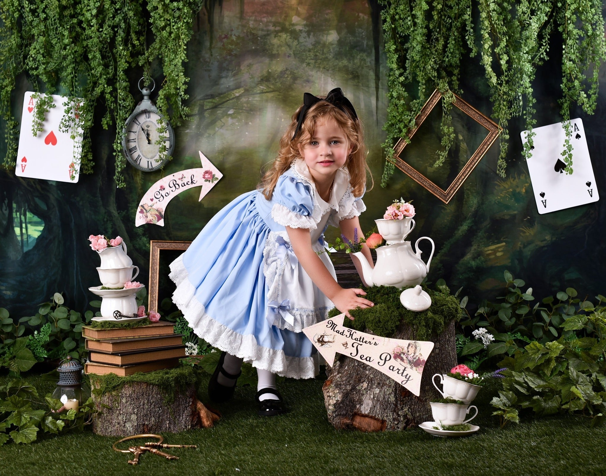 Forest Backdrop Misty Enchanted Forest Pathway Forest Photo Backdrop UK MRR9-22