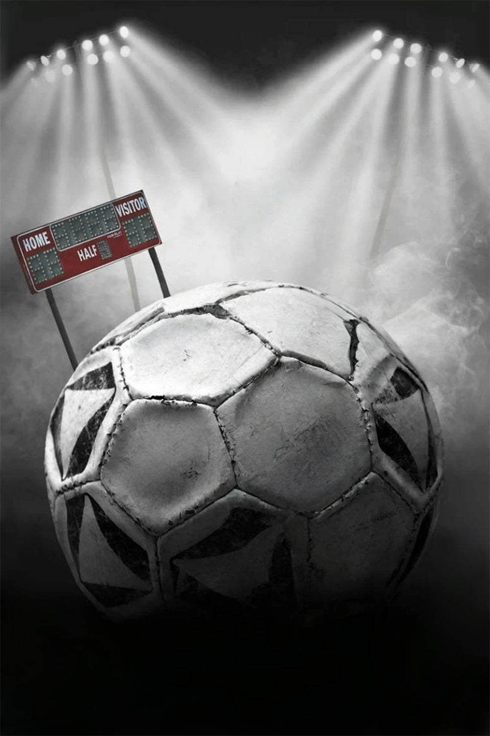 Football Backdrop Soccer Ball Stadium Lights Sports Backdrop UK MRR9-27
