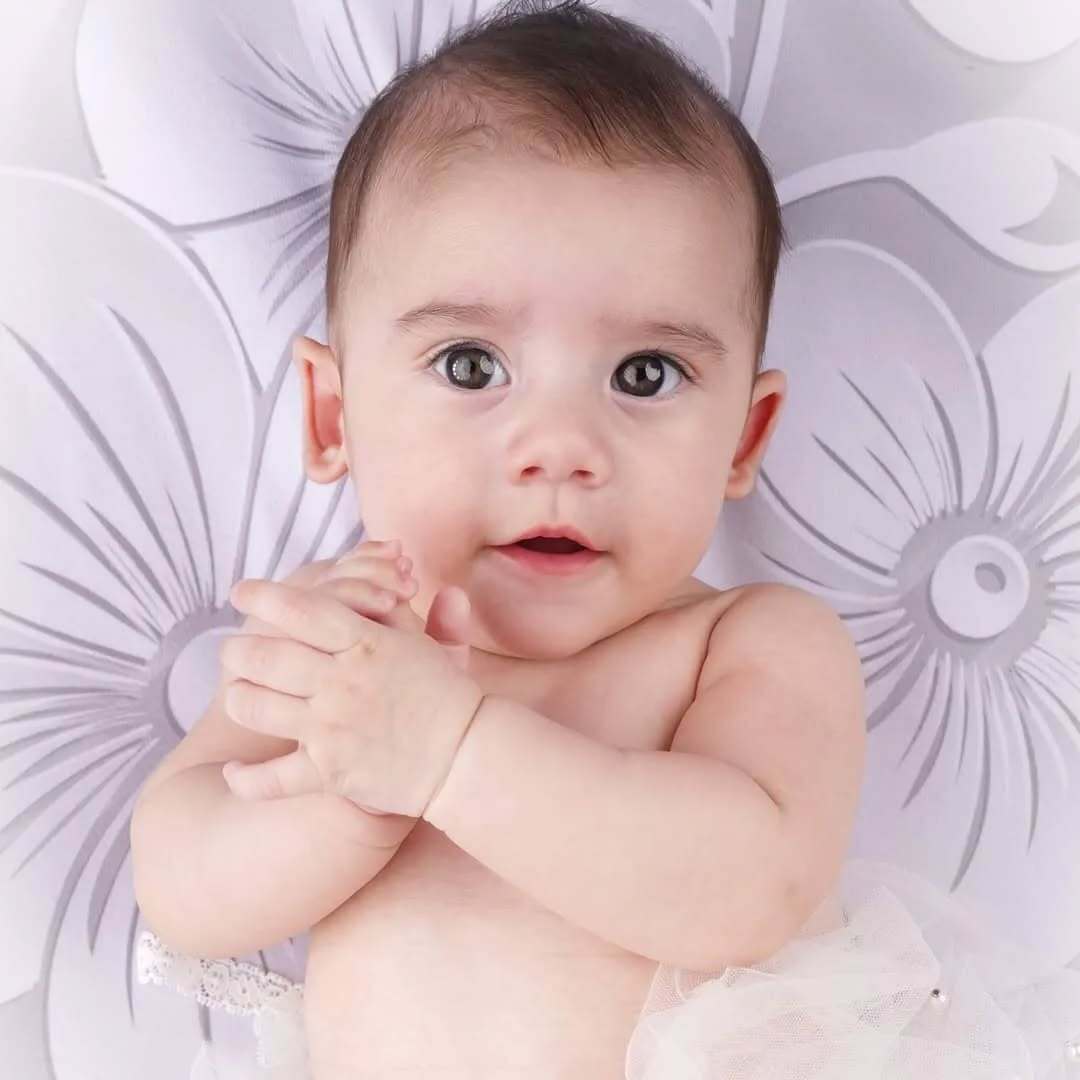 White Retro Flowers backdrop uk for Photography GC-117