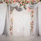 DBackdrop Flower Wedding Theme Wood Panel Backdrop RR4-37