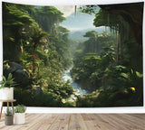 DBackdrop Mystic Rainforest Stream Adventure Theme Backdrop RR4-42