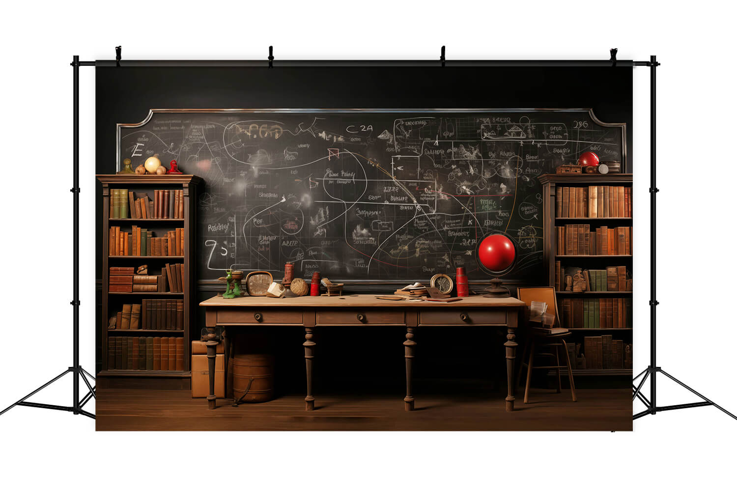 Back to School Old Classroom Photography Backdrop RR6-45