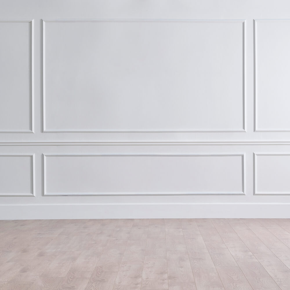 Classic White Retro Wall Photography Backdrop UK RR6-86