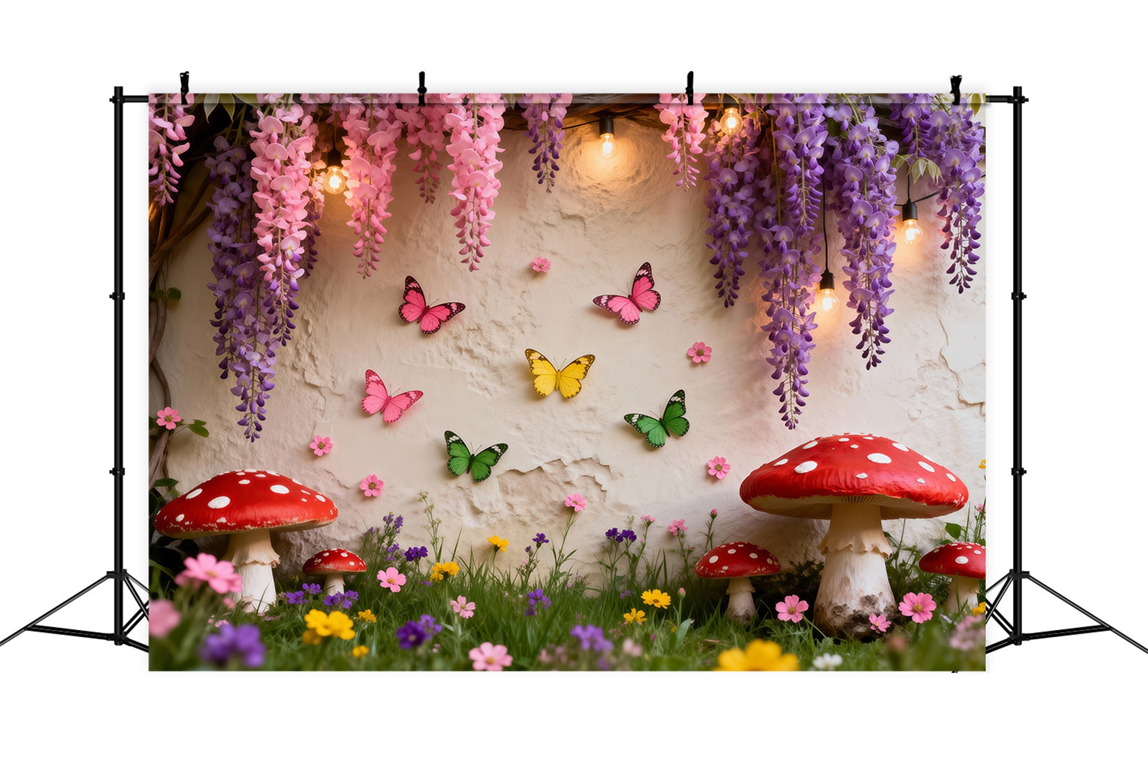 Butterfly Backdrop Ideas Enchanted Floral Fairy Wall Spring Picture Backdrop UK RR62-44