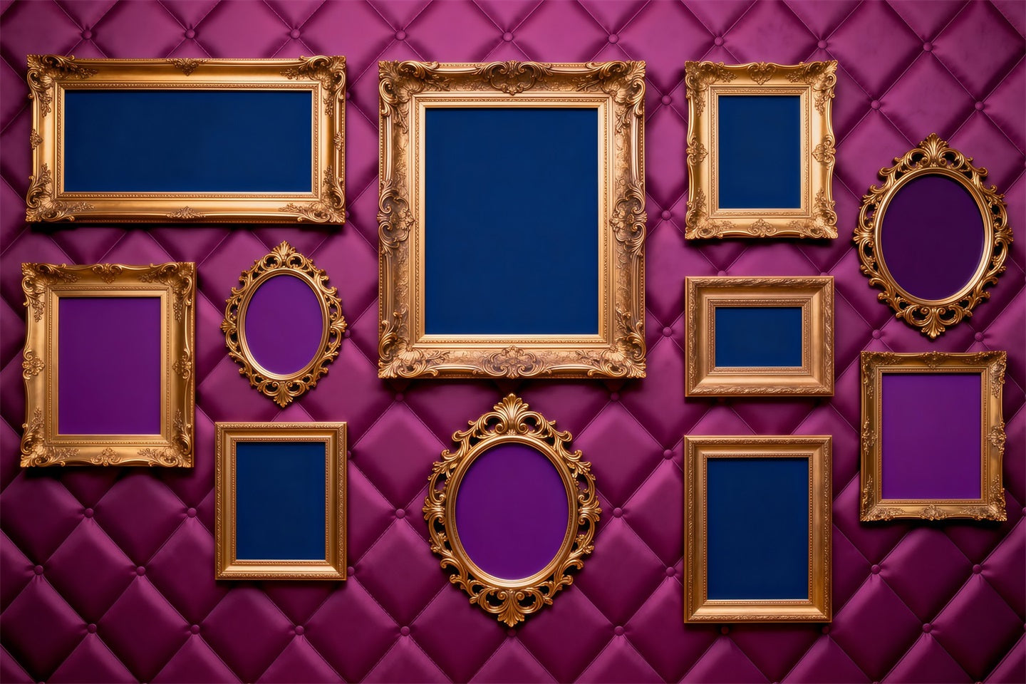 Backdrops for Boudoir Royal Frame Gallery Wall Vintage Photography Backdrops UK RR62-98