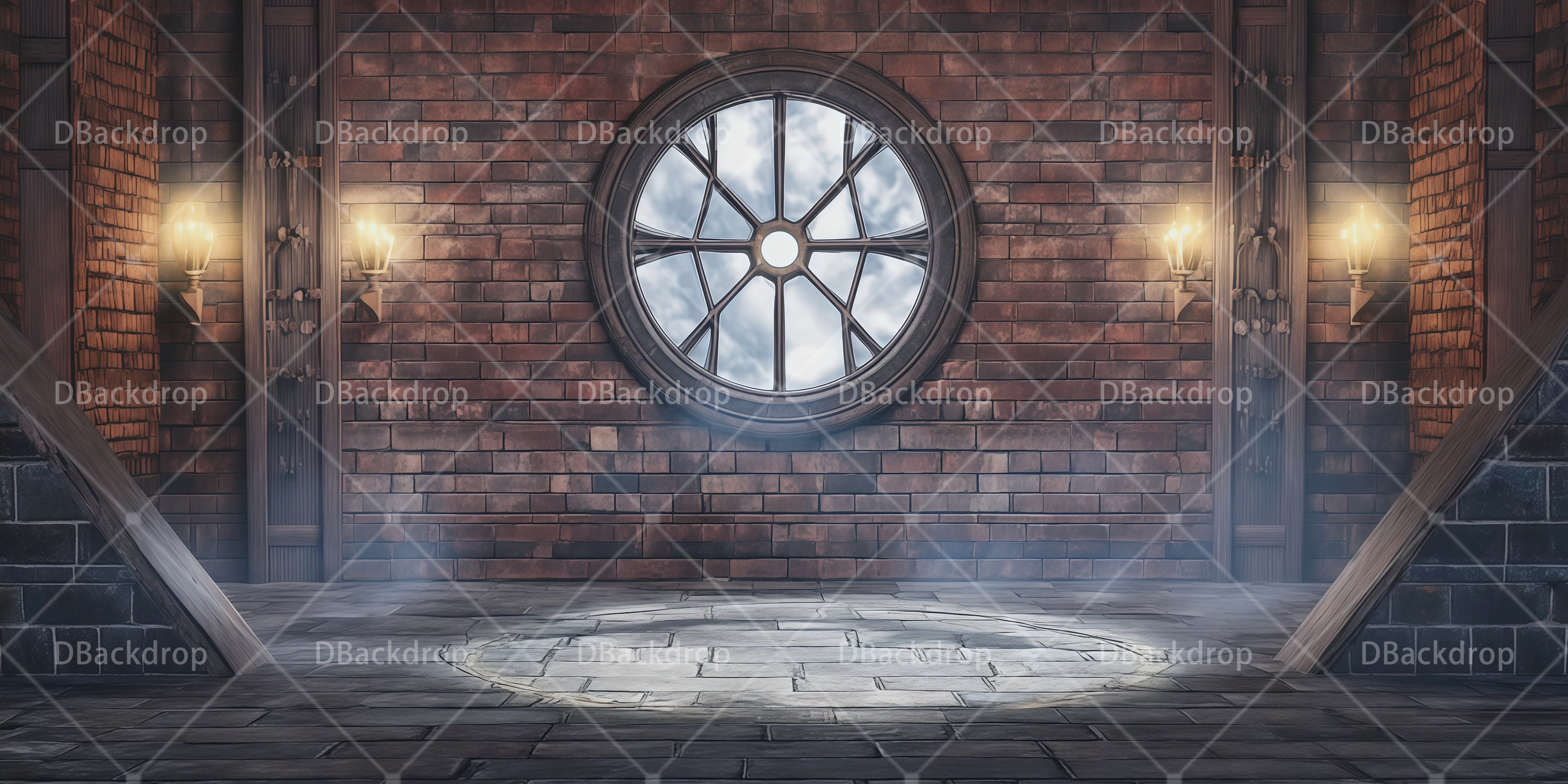 School Play Backdrops Stone Laboratory Theater Stage Backdrop UK RR65-T124